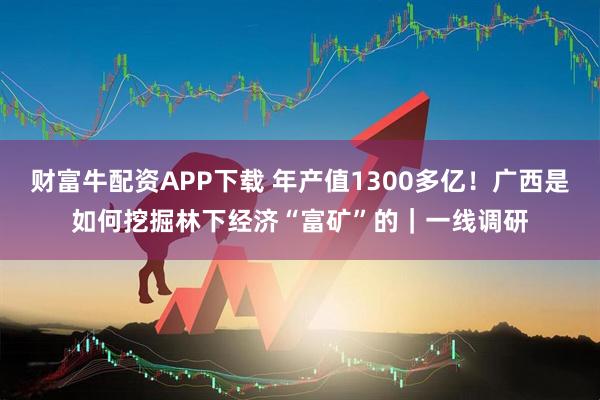 财富牛配资APP下载 年产值1300多亿！广西是如何挖掘林下经济“富矿”的｜一线调研